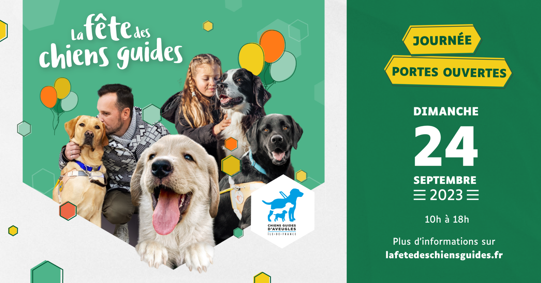 Journée Portes Ouvertes La fête des Chiens Guides le 24 Septembre